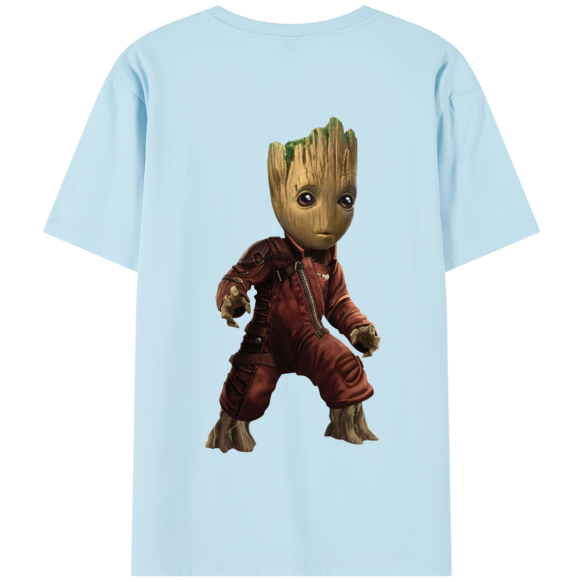 （画像用） アベンジャーズ The Avengers 綿100％半袖Tシャツ（背面プリント）
